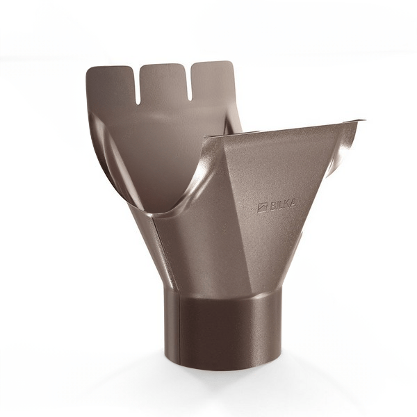 Racord jgheab RAL8017